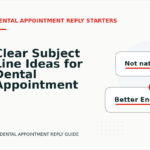 Clear Subject Line Ideas for Dental Appointment Replys